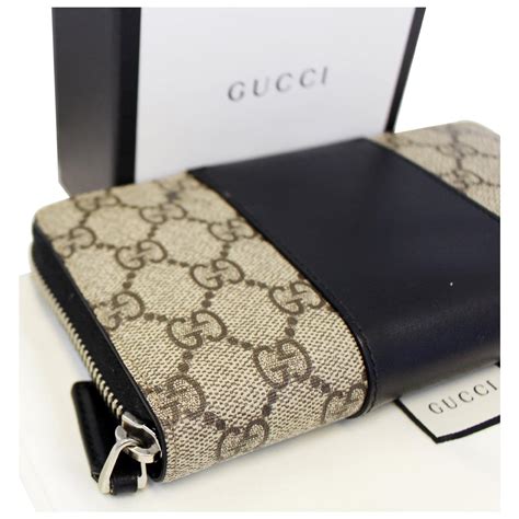 designer gucci zip around wallet